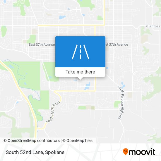 South 52nd Lane map