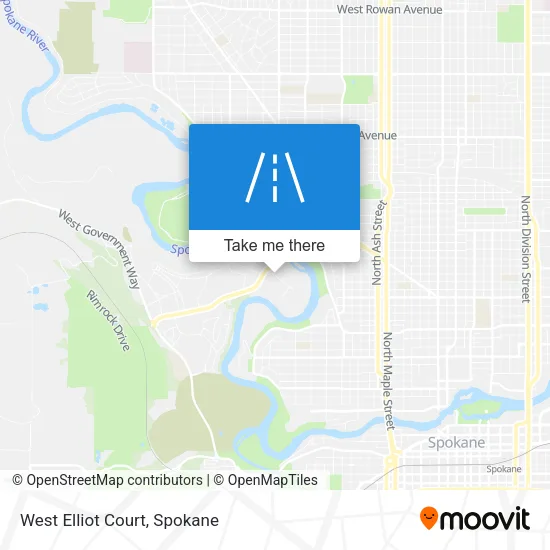 West Elliot Court map