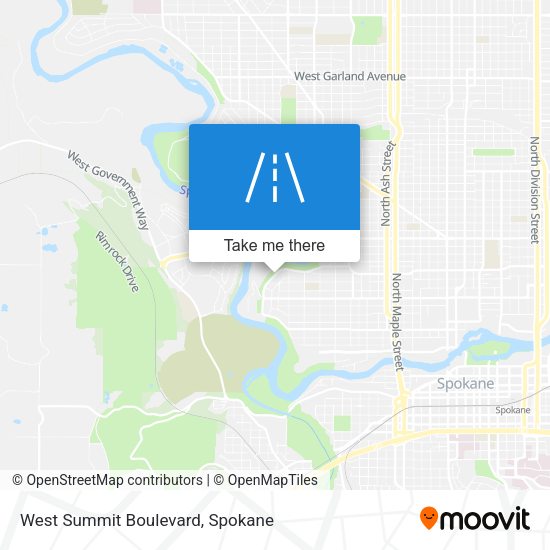 West Summit Boulevard map