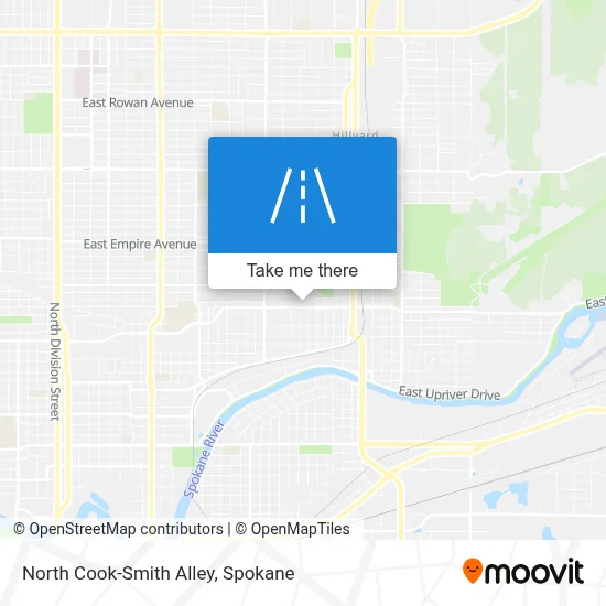 North Cook-Smith Alley map