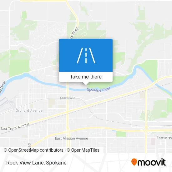 Rock View Lane map