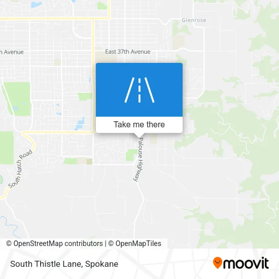 South Thistle Lane map