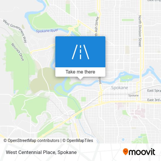 West Centennial Place map