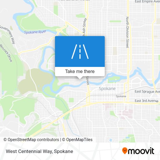 West Centennial Way map