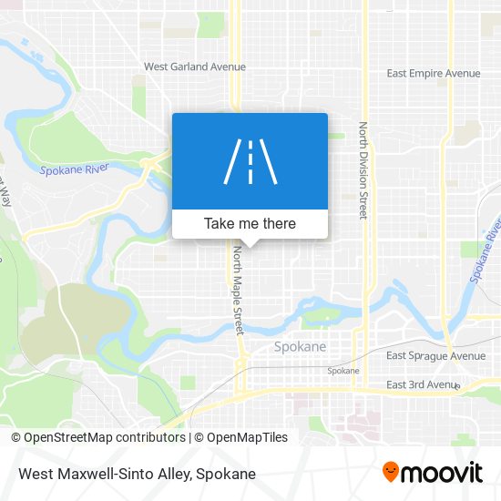 West Maxwell-Sinto Alley map