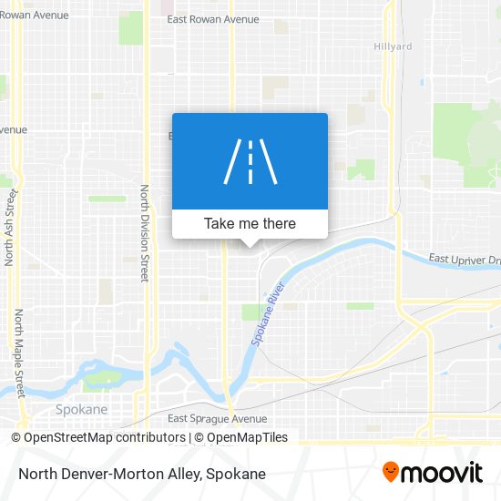 North Denver-Morton Alley map