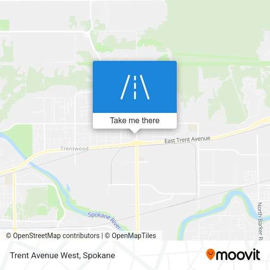 Mapa de Trent Avenue West