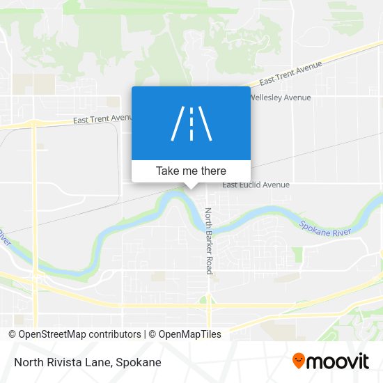 Mapa de North Rivista Lane