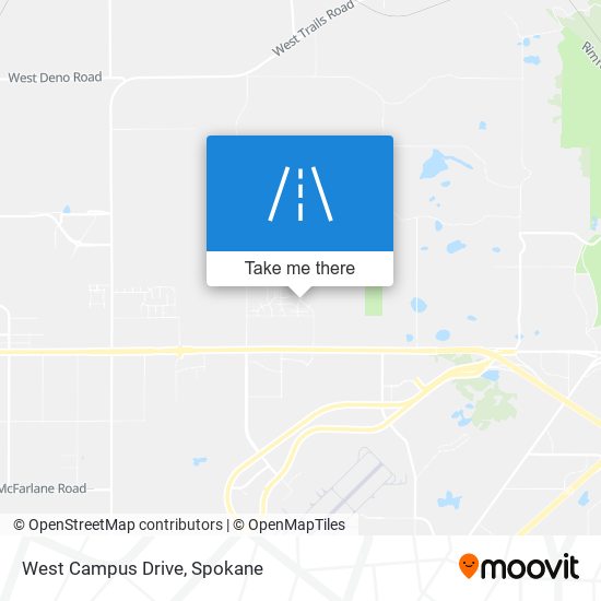 West Campus Drive map