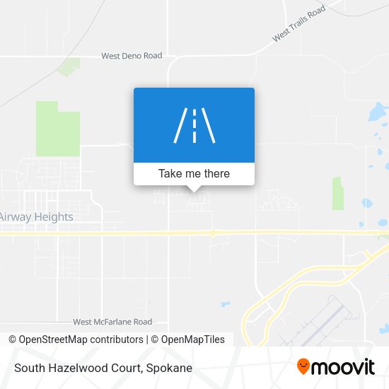 South Hazelwood Court map