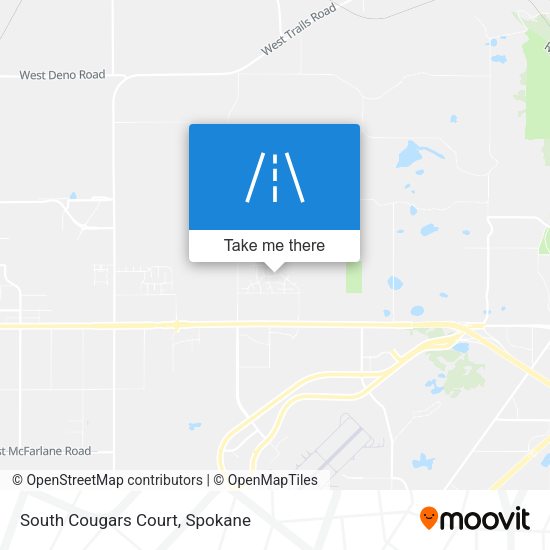 Mapa de South Cougars Court