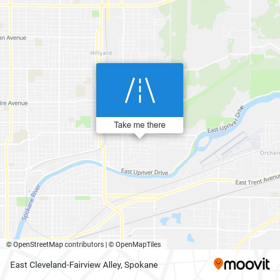 East Cleveland-Fairview Alley map