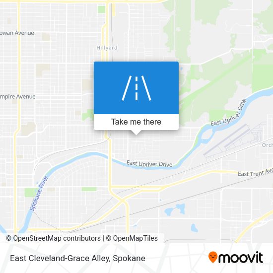East Cleveland-Grace Alley map