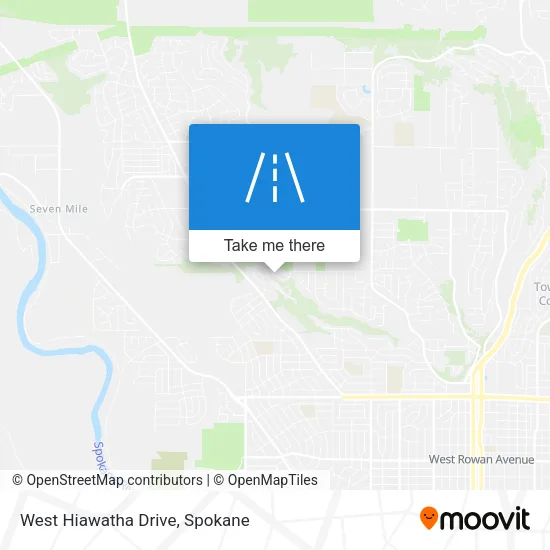West Hiawatha Drive map