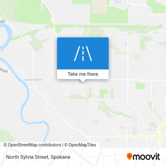North Sylvia Street map