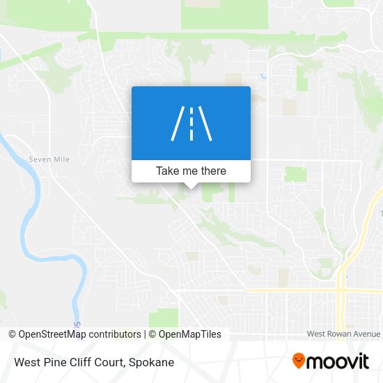 West Pine Cliff Court map