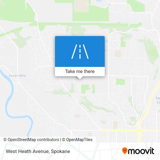 West Heath Avenue map