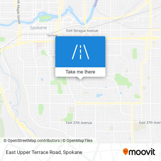 Mapa de East Upper Terrace Road