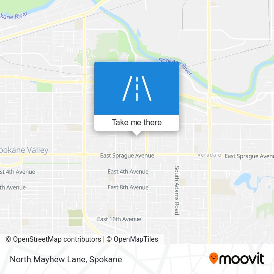 North Mayhew Lane map