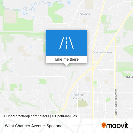 West Chaucer Avenue map