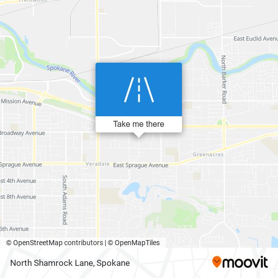 Mapa de North Shamrock Lane