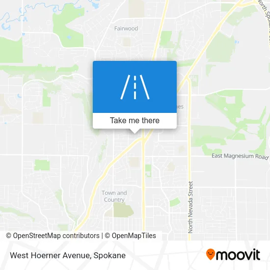 West Hoerner Avenue map