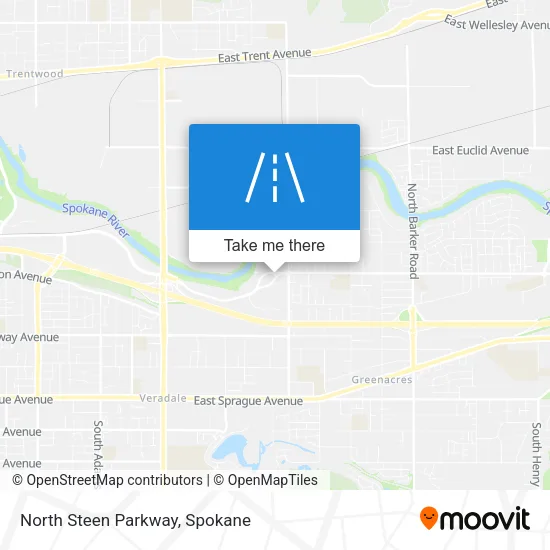 North Steen Parkway map