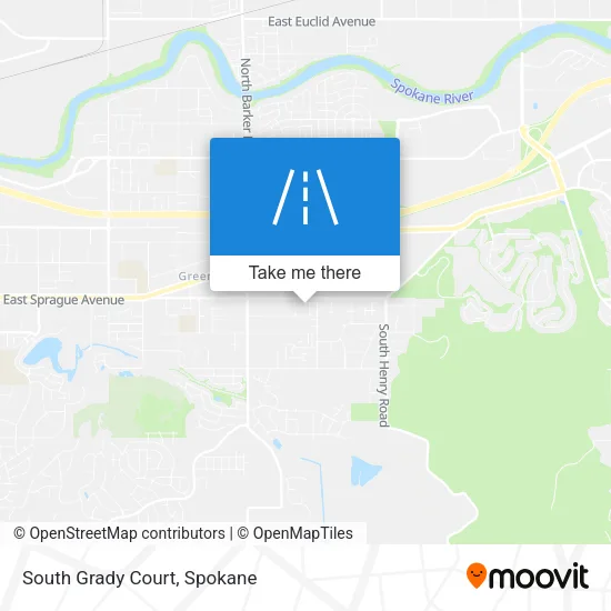 South Grady Court map