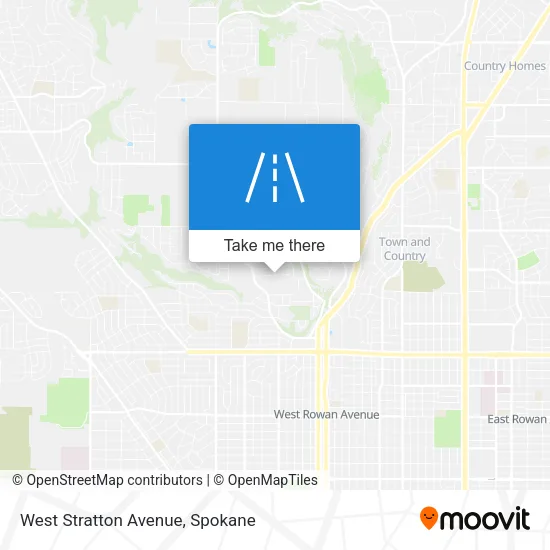 West Stratton Avenue map