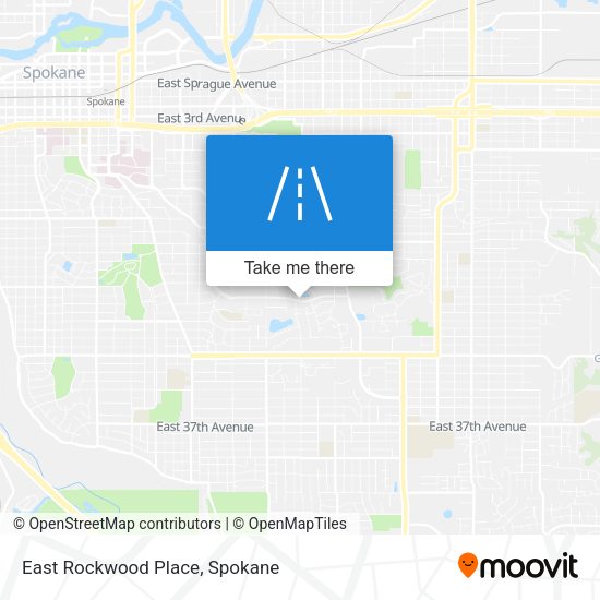 Mapa de East Rockwood Place