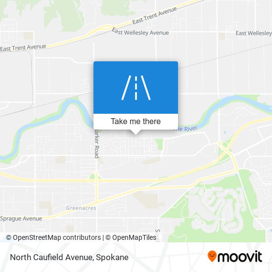 Mapa de North Caufield Avenue