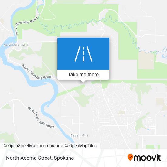 Mapa de North Acoma Street