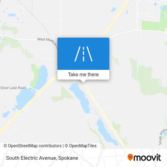 South Electric Avenue map