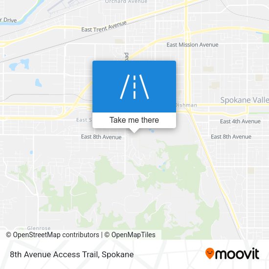 Mapa de 8th Avenue Access Trail