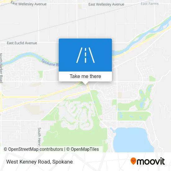 West Kenney Road map