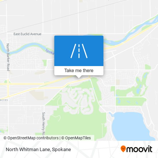 North Whitman Lane map