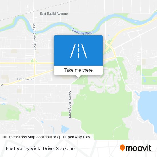 Mapa de East Valley Vista Drive