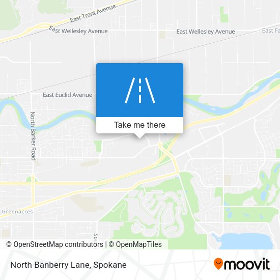 North Banberry Lane map