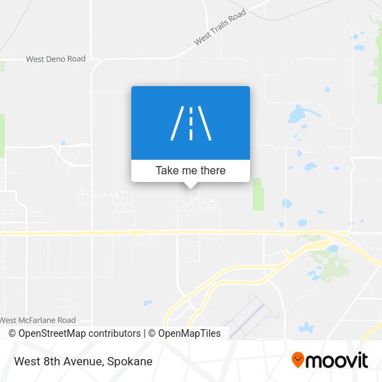 Mapa de West 8th Avenue