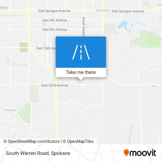 South Warren Road map