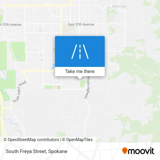 South Freya Street map
