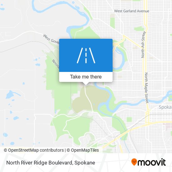 North River Ridge Boulevard map