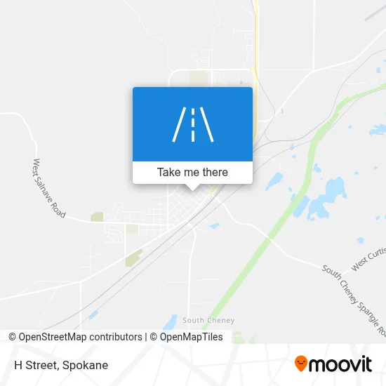 H Street map