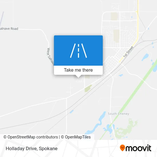 Holladay Drive map