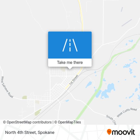 Mapa de North 4th Street