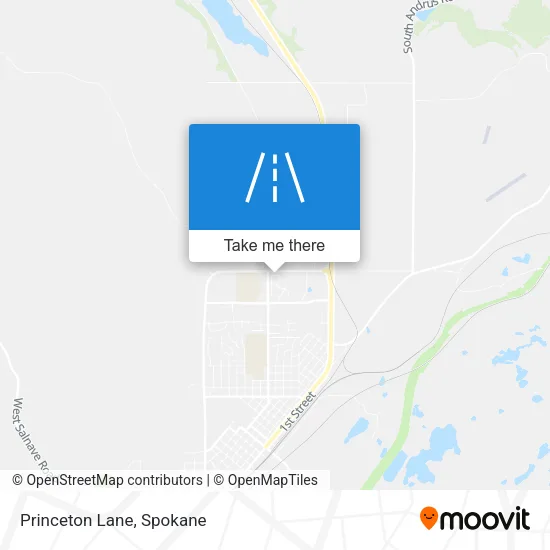 Princeton Lane map