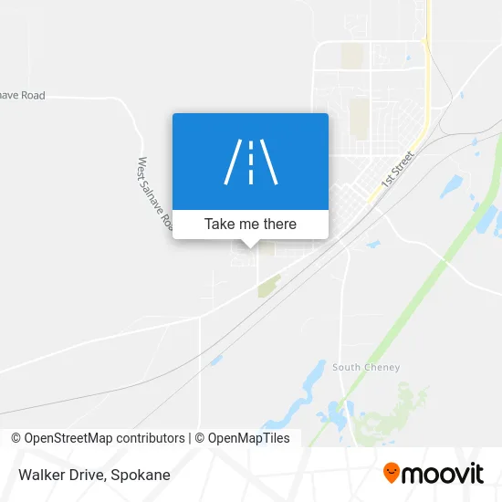 Walker Drive map