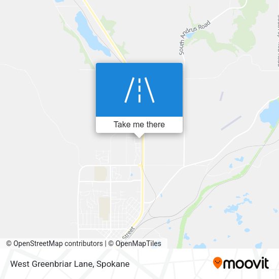 Mapa de West Greenbriar Lane