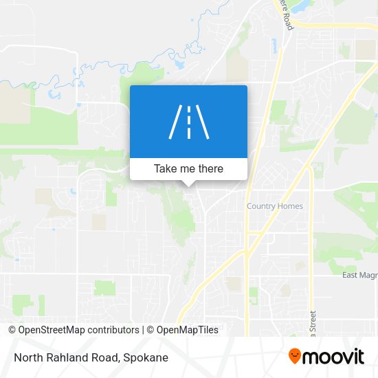 North Rahland Road map