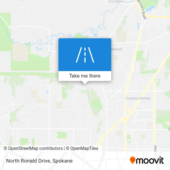 North Ronald Drive map